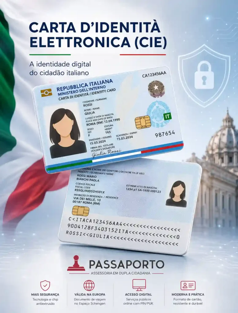 Carta de Identidade Italiana Eletronica